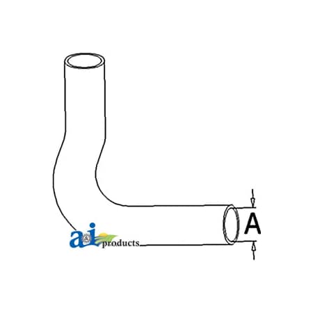 A & I Products Radiator Hose, Lower 7" x2" x9" A-70233431